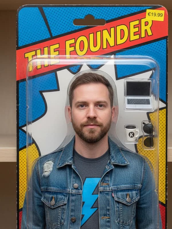 Action Figure AI headshot example