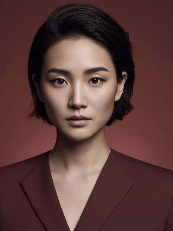 Editorial Fashion AI headshot example