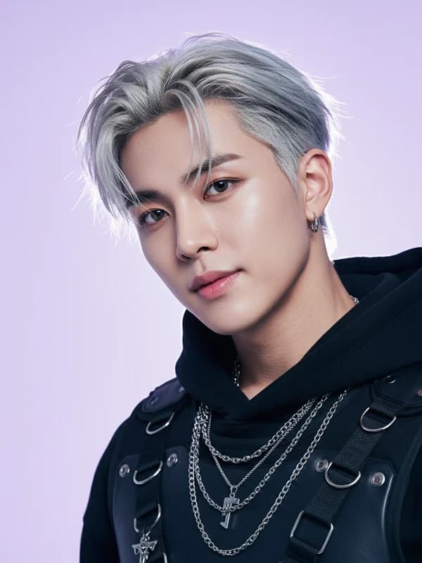 K-Pop Idol AI headshot example