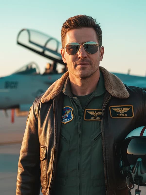 Fighter Pilot AI headshot example