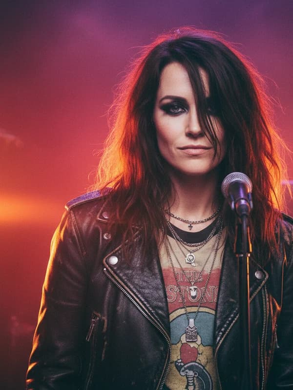 Rock Star AI headshot example