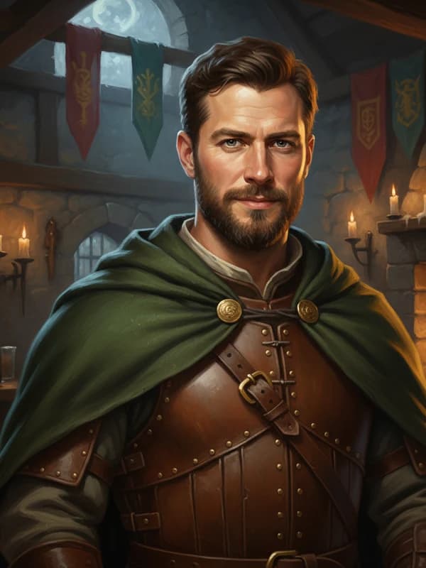 Tabletop Hero AI headshot example