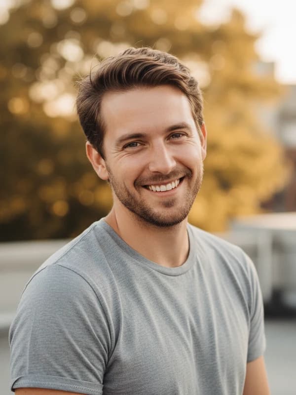 Dating App Prime AI headshot example