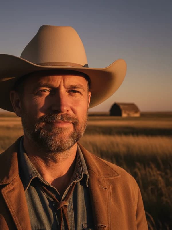 Western Frontier AI headshot example