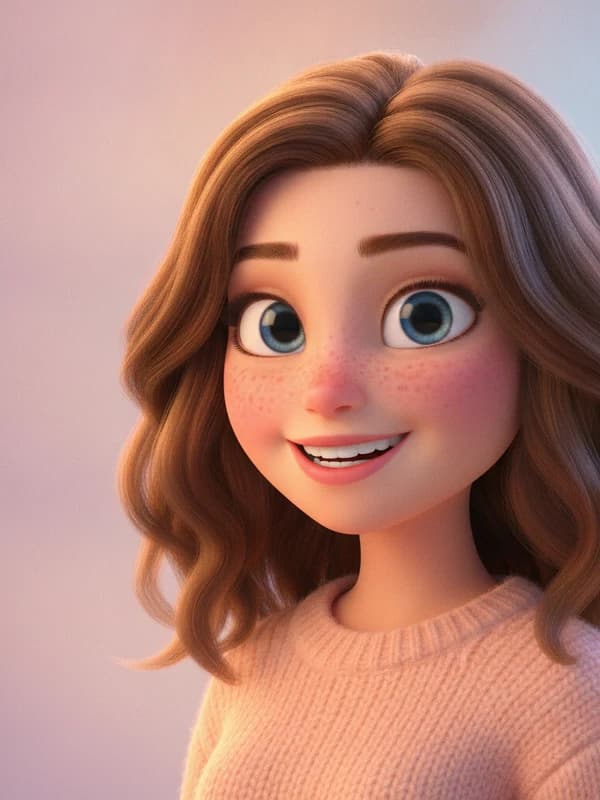 3D Animated AI headshot example — Feature-film 3D