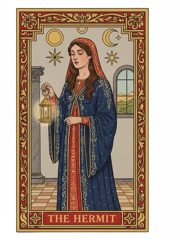 Tarot Portrait AI headshot example — 1909 Edwardian arcana