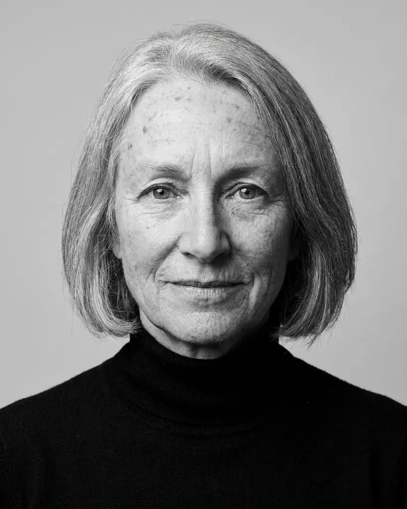 Black and white portrait