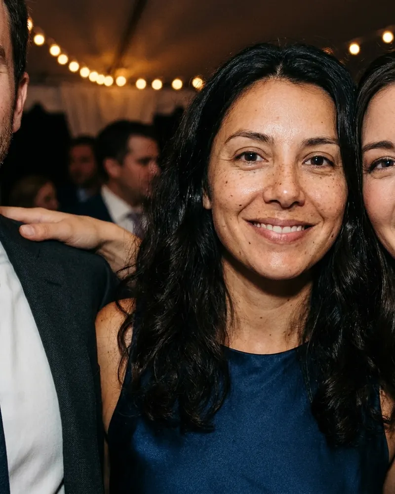 Cropped from a wedding group photo